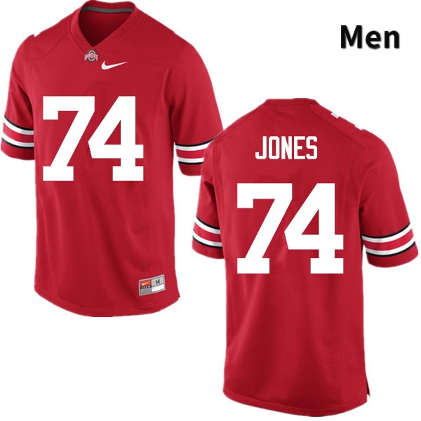 Ohio State Buckeyes Jamarco Jones Men's #74 Red Game Stitched College Football Jersey